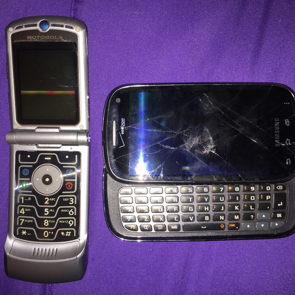 Two cellphones